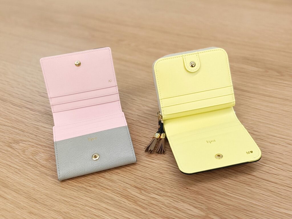 セミオーダー オーダーメイド 折り財布 日本製 牛革