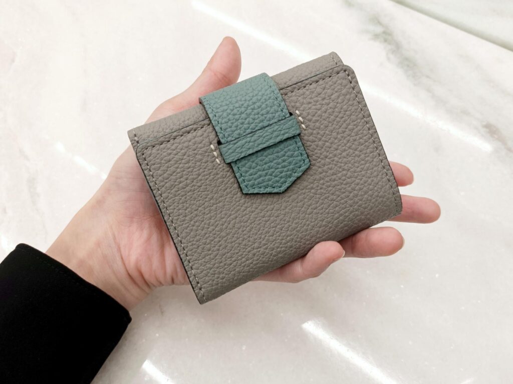 リツビー 三つ折り財布 札入れ 日本製 革小物 レザー グランフロント大阪 ギフト クリスマス ユニセックス バイカラー