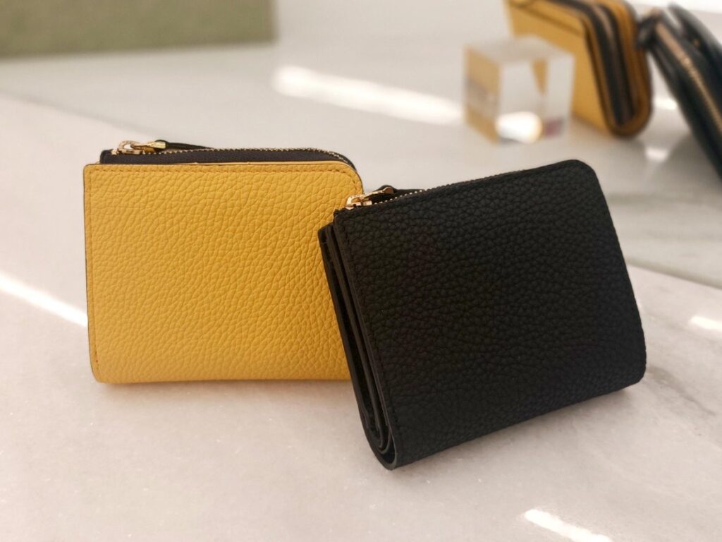 リツ Lファスナー二つ折り財布 札入れ 日本製 革小物 レザー グランフロント大阪 ギフト 廃盤 再入荷 クリスマス ユニセックス