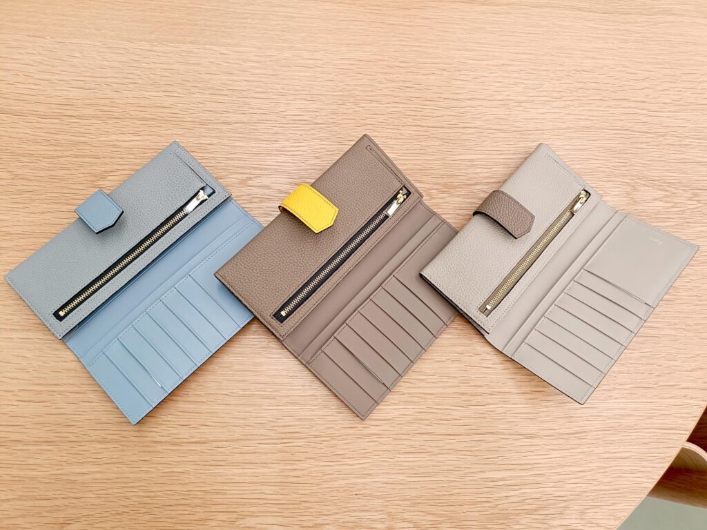 日本製 長財布 吉日 開運日 シュリンクレザー財布 エポイ 薄い長財布