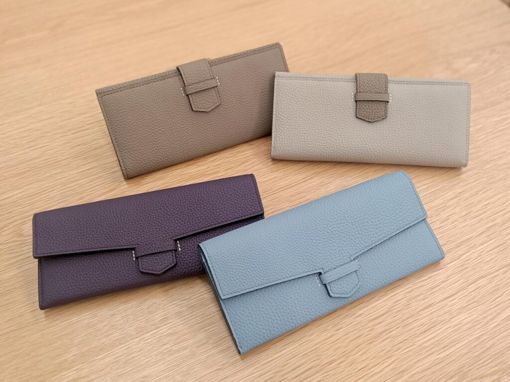 日本製 長財布 吉日 開運日 シュリンクレザー財布 エポイ