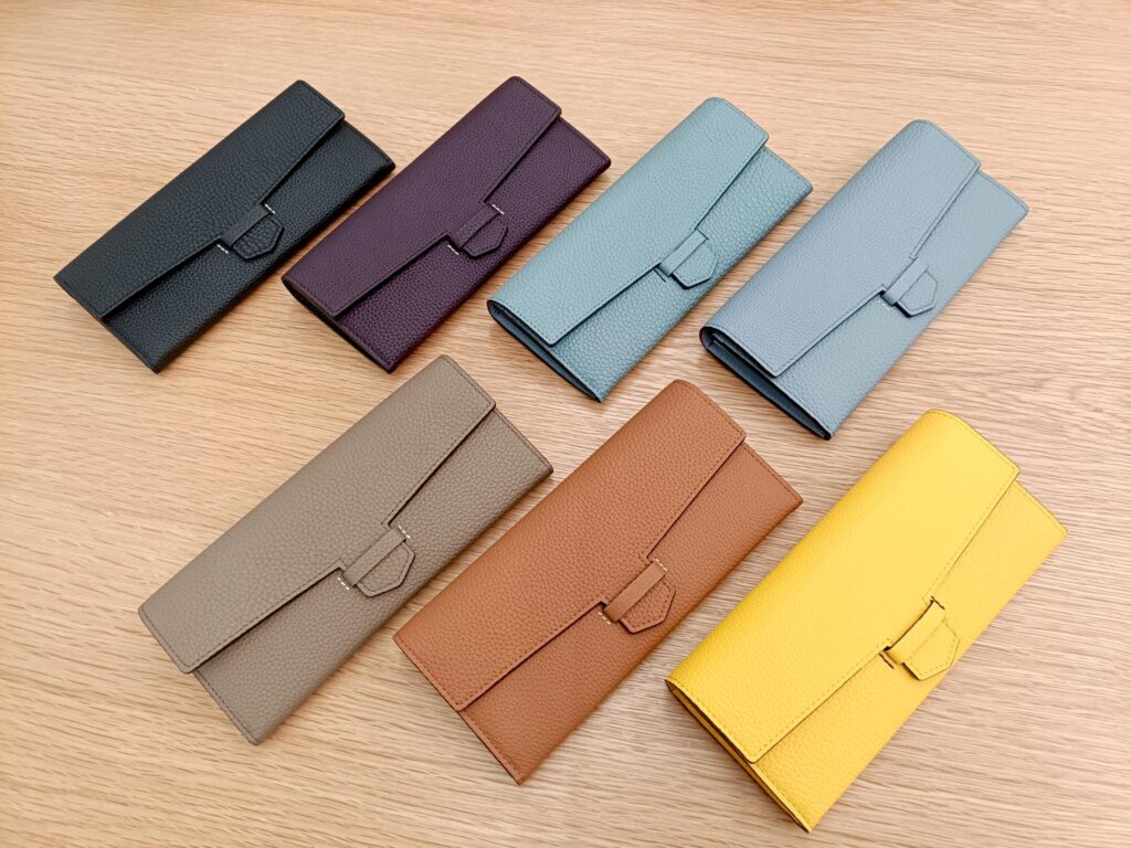 日本製 長財布 吉日 開運日 シュリンクレザー財布 エポイ