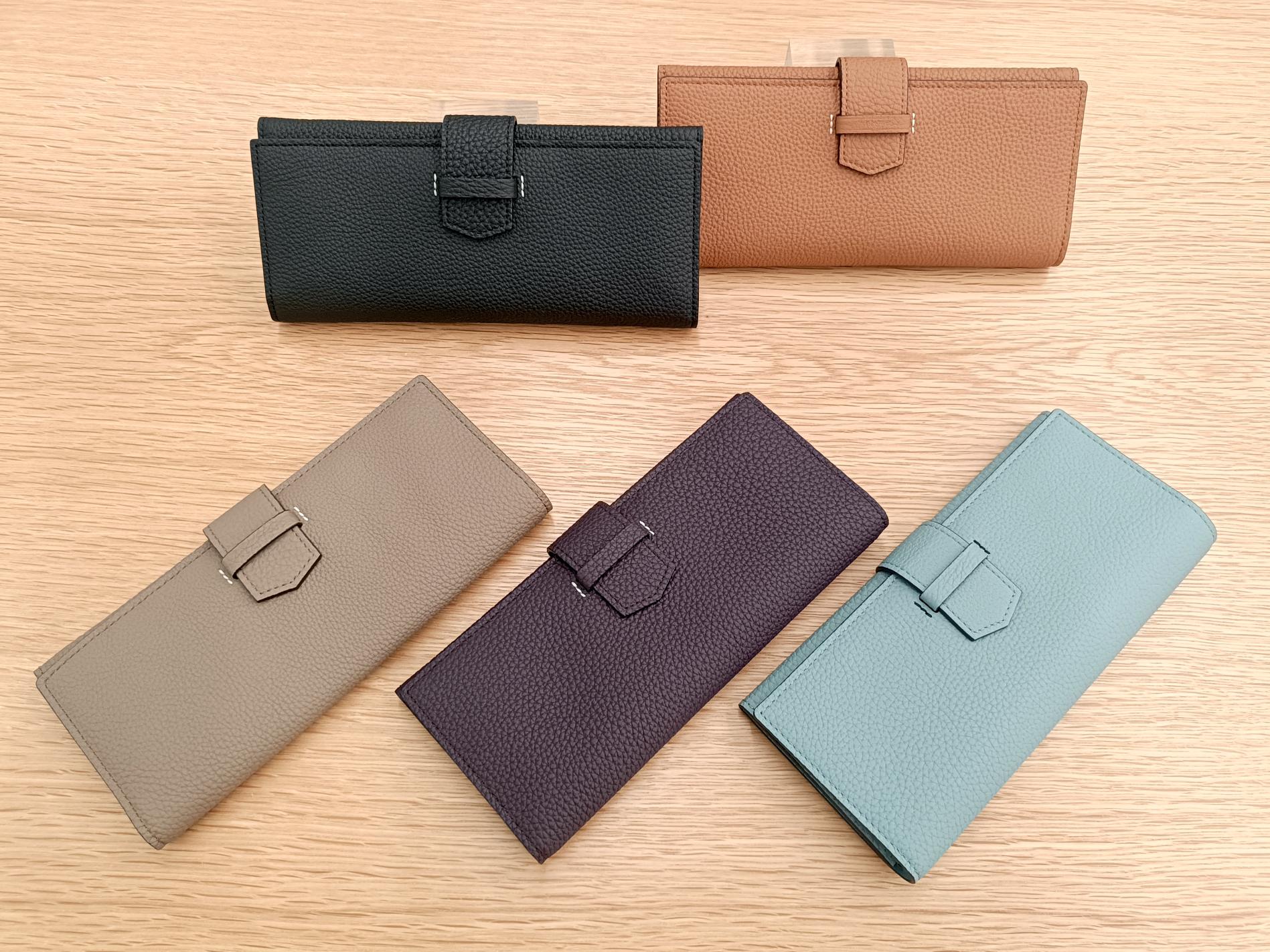 日本製 長財布 吉日 開運日 シュリンクレザー財布 エポイ 薄い長財布