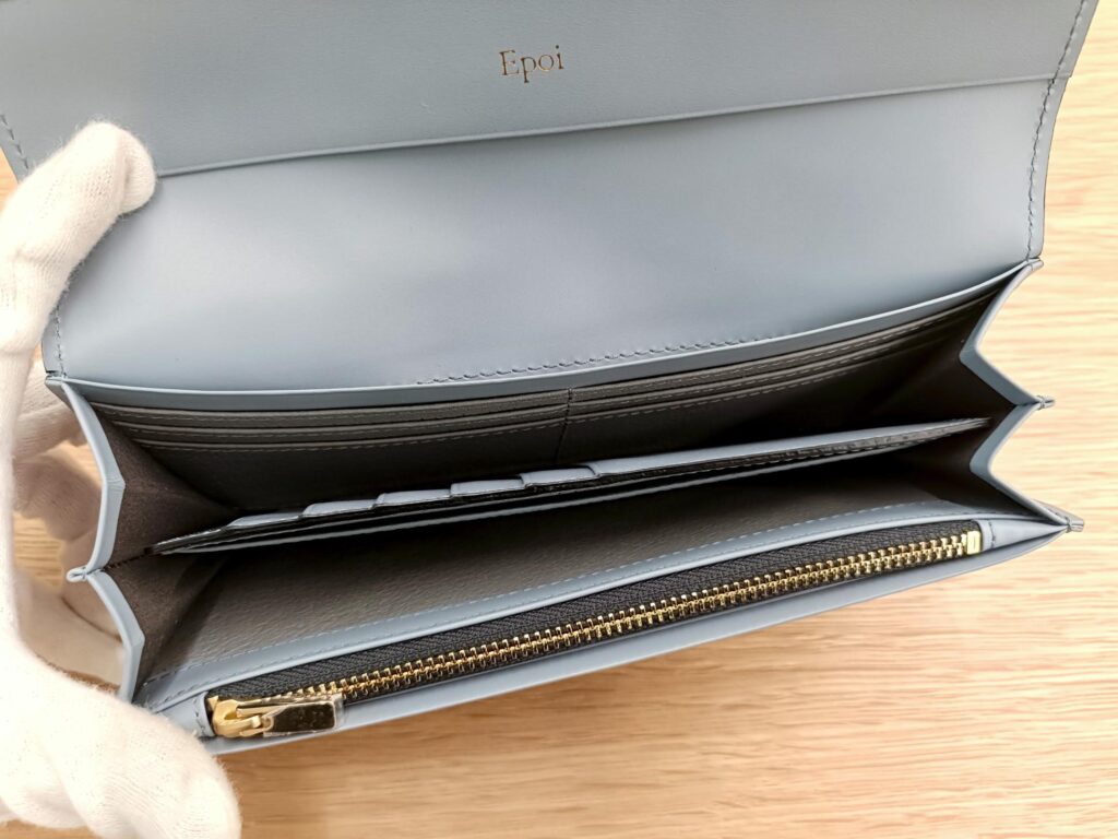 日本製 長財布 吉日 開運日 シュリンクレザー財布 エポイ