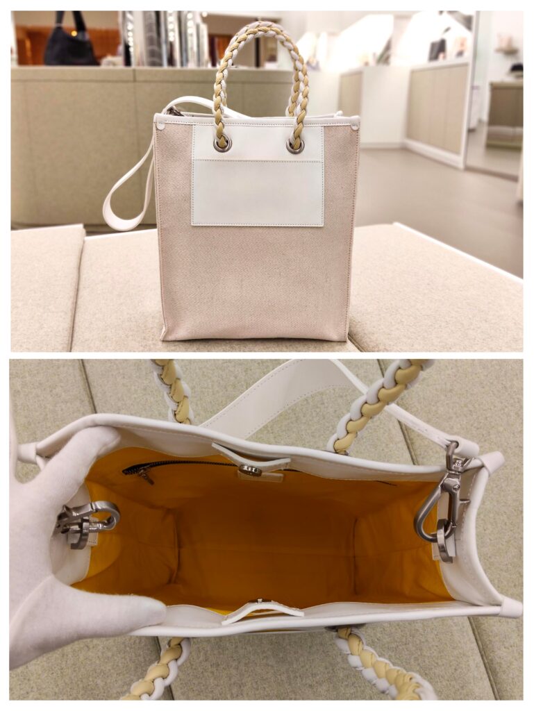 グランフロント大阪　梅田　革小物　SUMMER SALE　財布　バッグ　日本製　made in JAPAN レザー　A4　トート　ショルダーバッグ　バイカラー　倉敷帆布