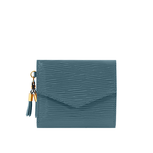 Epoi（エポイ）オリオンのレディースBOX二つ折り財布ブルー