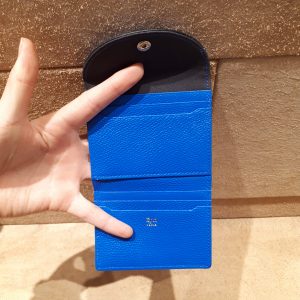 Epoiエポイ ザッカ レディース三つ折り財布ブルーの内側の写真